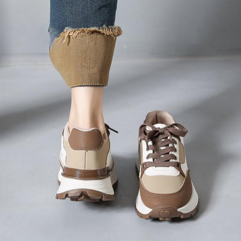 Spring, Summer, Autumn and Winter Women's Shoes Women's Sneakers Increase Height, Comfortable and Wear-resistant Sports Casual Shoes