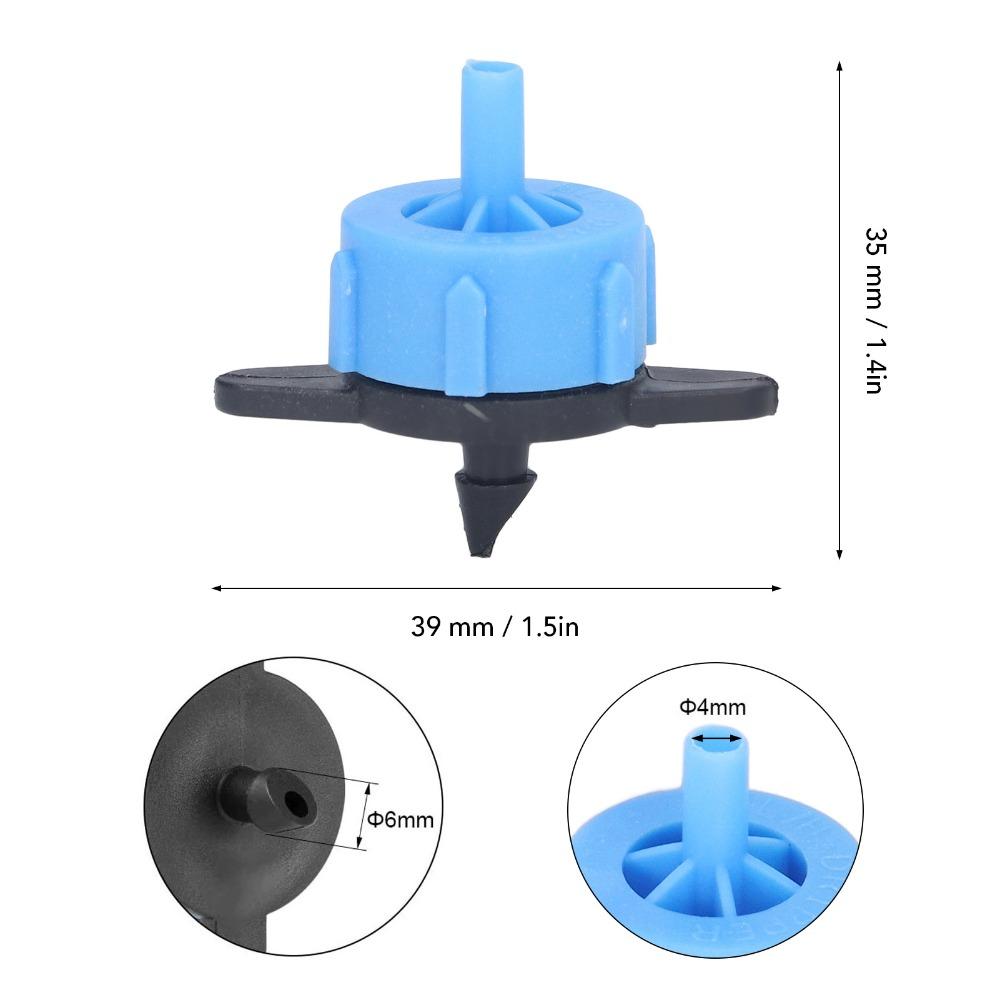 100pcs ABS Irrigation Drippers 2 L/H / 4 L/H / 8 L/H Drippers for Drip Irrigation  Garden Watering