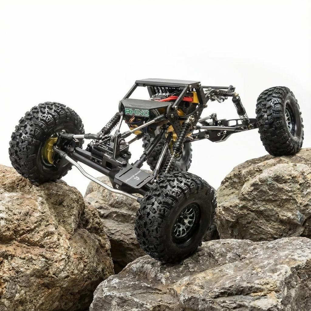RhinoRC W1 Chassis 317mm 1/10 Scale Shafty Crawler Rig for RC Car Modification