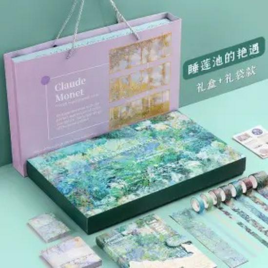 Set Planificator DIY Stil Ins de Valoare Ridicată: Caiet Pictură în Ulei - Cadou Perfect de Ziua de Naștere pentru Studenți