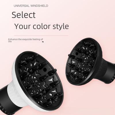 "Universal Curly Hair Dryer Nozzle for Styling and Drying"