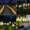 4/2/1pcs Solar Garden Reed Lamp Outdoor Waterproof Lawn Lamp Courtyard Christmas Decoration Road Lighting Decoration Lamp