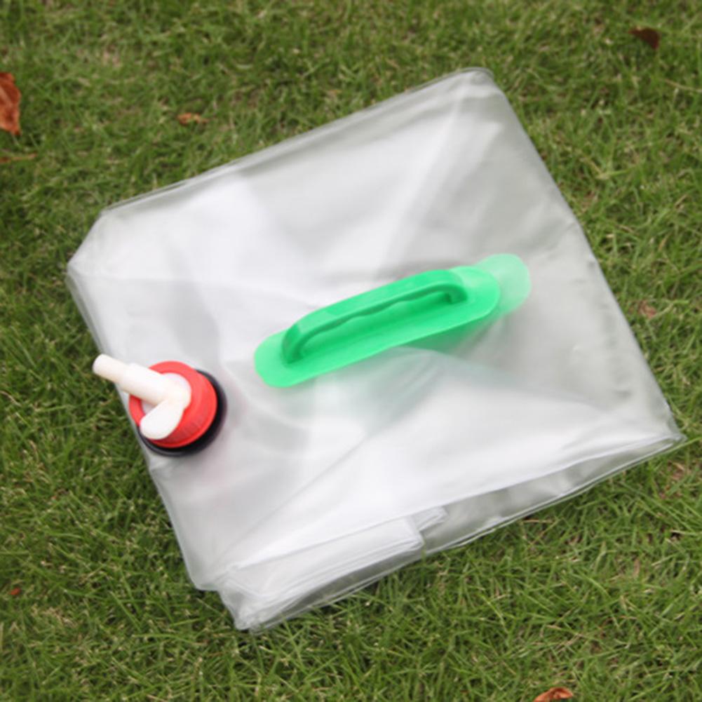 Outdoor Foldable Portable Transparent EVA Water Bag ultralight Large Capacity(20L)