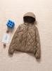2025 Women's Petite Hooded Short Lightweight Duck Down Jacket - Autumn/Winter Casual Versatile Outerwear