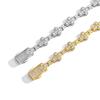 European and American 10mm Full Diamond Zircon Star Cross Bracelet, Elegant Men's Jewelry 2026