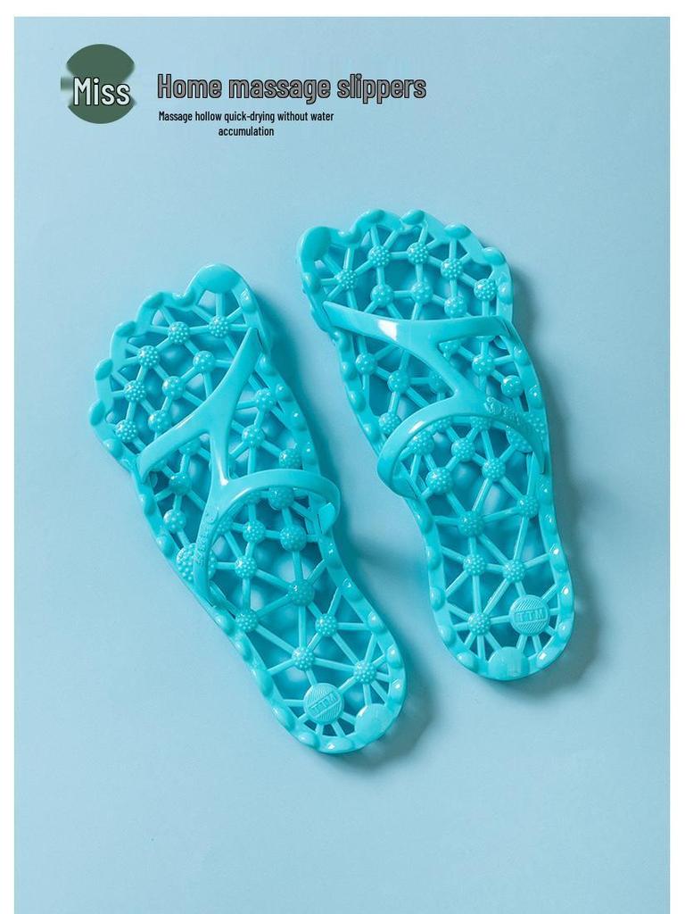 Women's Summer Plantar Acupressure Massage Slippers - PVC Health Shoes