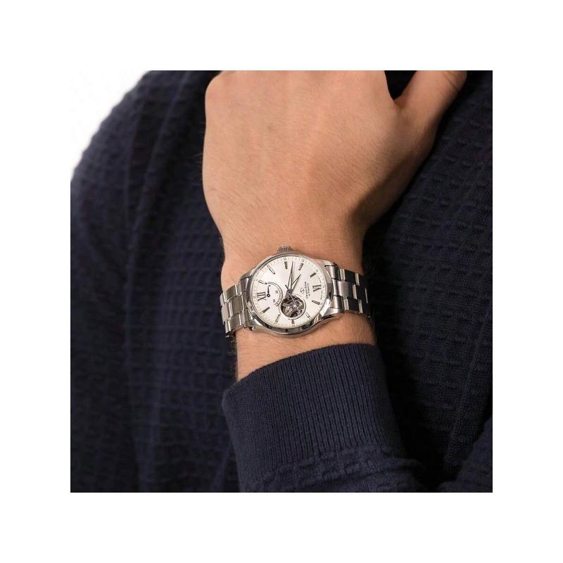 ORIENT Watch: Men's Oriental Star Automatic Mechanical Watch with Hollow Transparent Window, 100-Meter Waterproof, Men's Watch RE-AT0003S00B