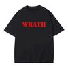 Wrath Natural Selection Logo Funny Meme T-Shirt Casual Oversized Crewneck T Shirts Men's Humor Harajuku Style T-Shirts Unisex