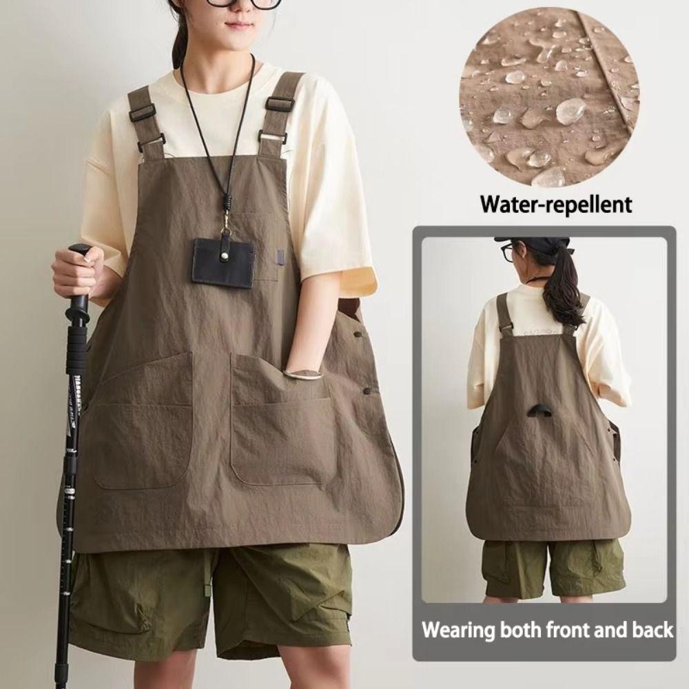 Sleeveless Baking Apron Breathable Kitchen Cooking Apron Workwear Apron  Coffee Shop