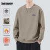Mark Fairwhale Herren Locker Geschnittenes Rundhals Bedrucktes Fleece Sweatshirt