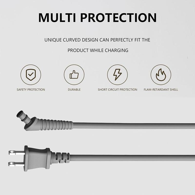 Replacement Curling Iron Cable For Dyson HS01/HS05 Airwrap Hair Styler Hair Rod Power Cord AC Charger Cable UK Plug