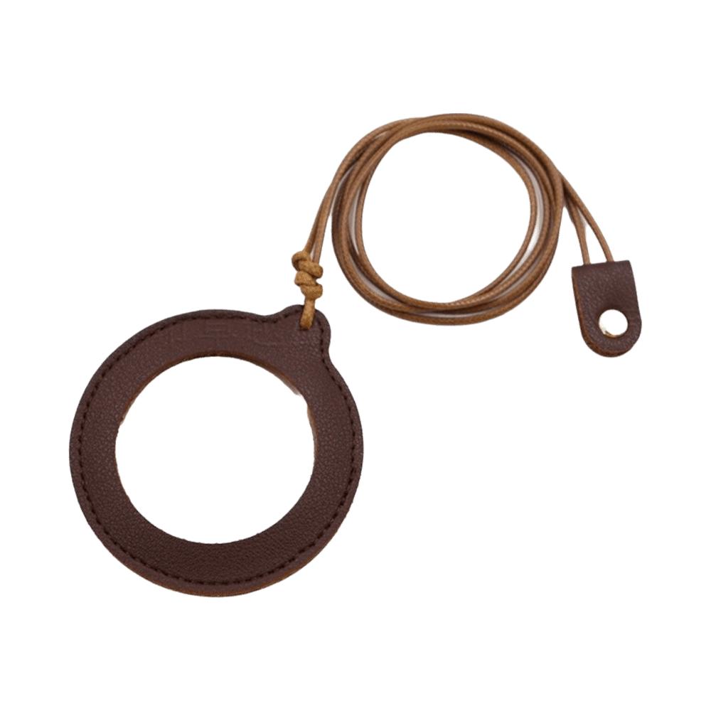 Leather Strap Magnifier with Leather Case Portable Reading Magnifier Elderly