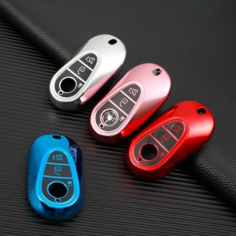 New Design TPU Car Remote Key Case Cover Shell For Mercedes Benz C E Class W223 W206 C260 C300 S450 S500 S400 Protector Keyless Accessories