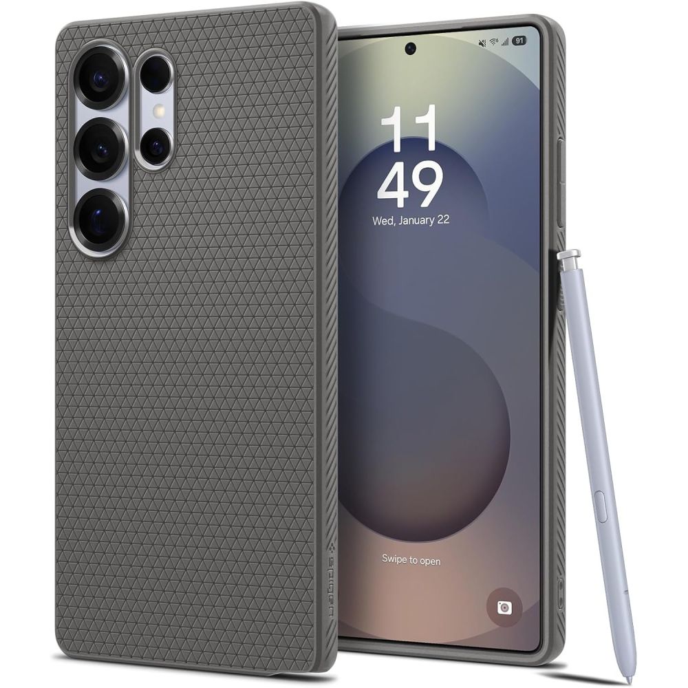 Spigen Liquid Air™ Backcover für das Samsung Galaxy S25 Ultra - Marble Gray - Bild 4