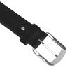 Wide Leather Belt PTN LTP-SMO-125-9845 Black