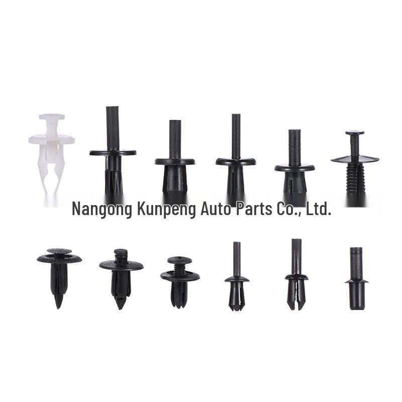 BMW-Compatible 350PCS Nylon Rivets for Car Body Panels & Interior Fasteners