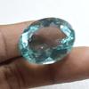 Natural Blue Topaz 58.23ct Oval Cut Certified Loose Gemstone
