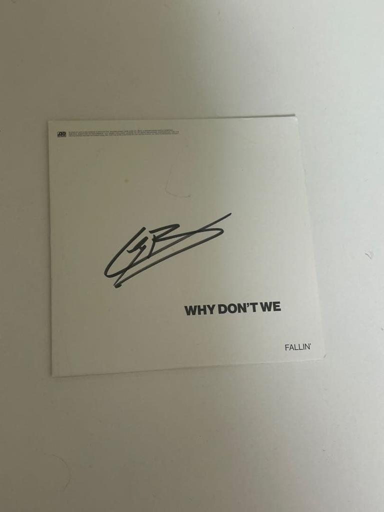 [USED] Corbyn Besson Signed CD WHY DON'T WE