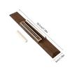 Classical Guitar Bridge with Imitation Cattle Bone Nut Saddles Rosewood 6 String Guitar Bridge Replacement Part
