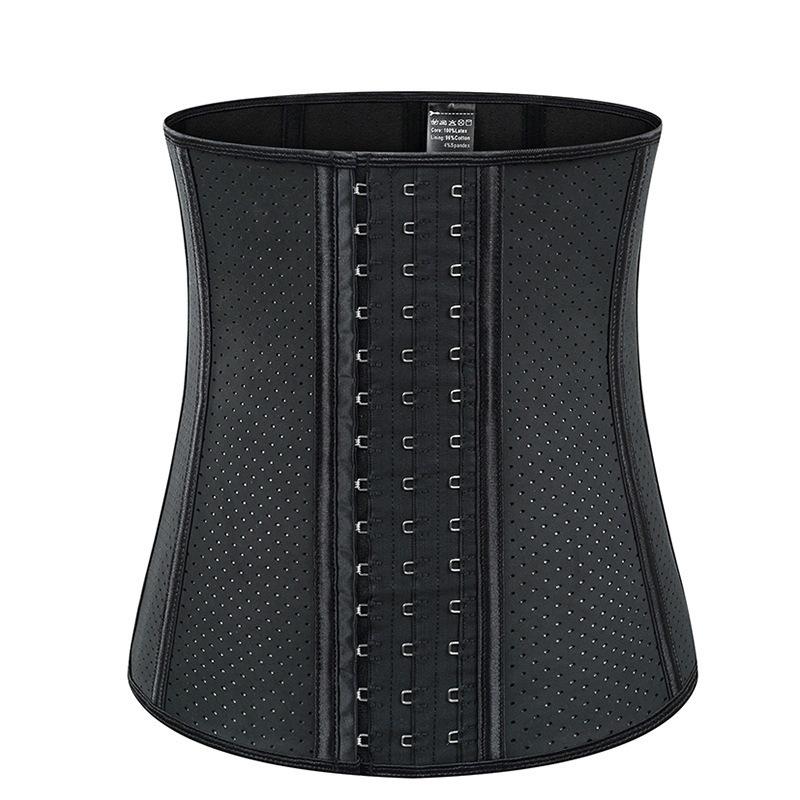 25 Steel Bones Waist Trainer with 9 Ventilation Holes for Tummy Control and Fitness