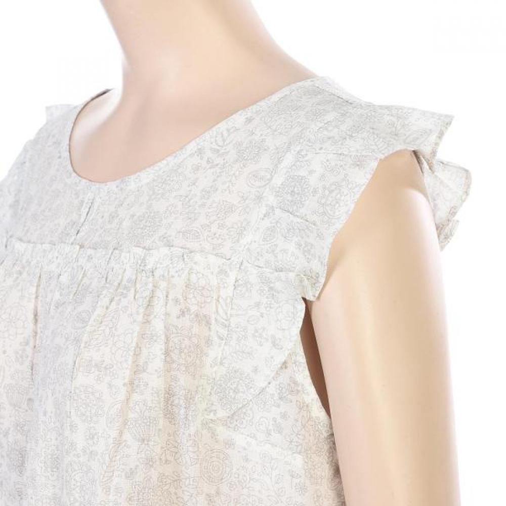 BARBARA Women S Gray Crepe Homewear dreSS Agw4629l