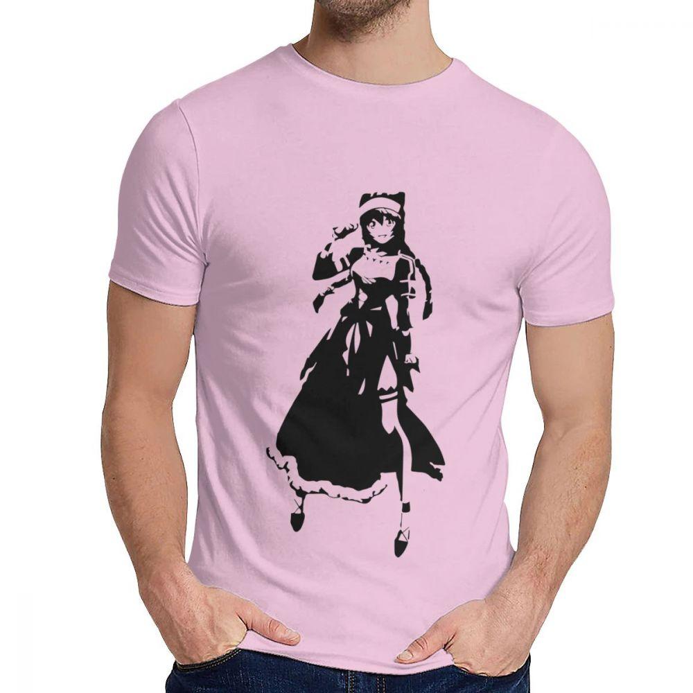Overlord Lupusregina Beta Anime T-Shirt Lässig O-Ausschnitt 100% Baumwolle Große Größen T-Shirt