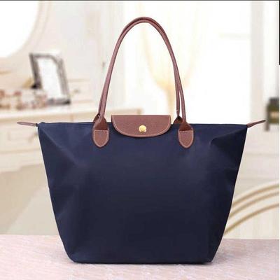 Nuevo bolso de mano de nailon para playa, bolso de mano a la moda para mujer, bolso de hombro Oxford, bolso de compras plegable impermeable para mujer 2024