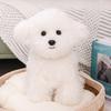 Realistic Poodle Dog Pet Doll Super Fluffy Plush Toy Companion Soothing Stress Relief