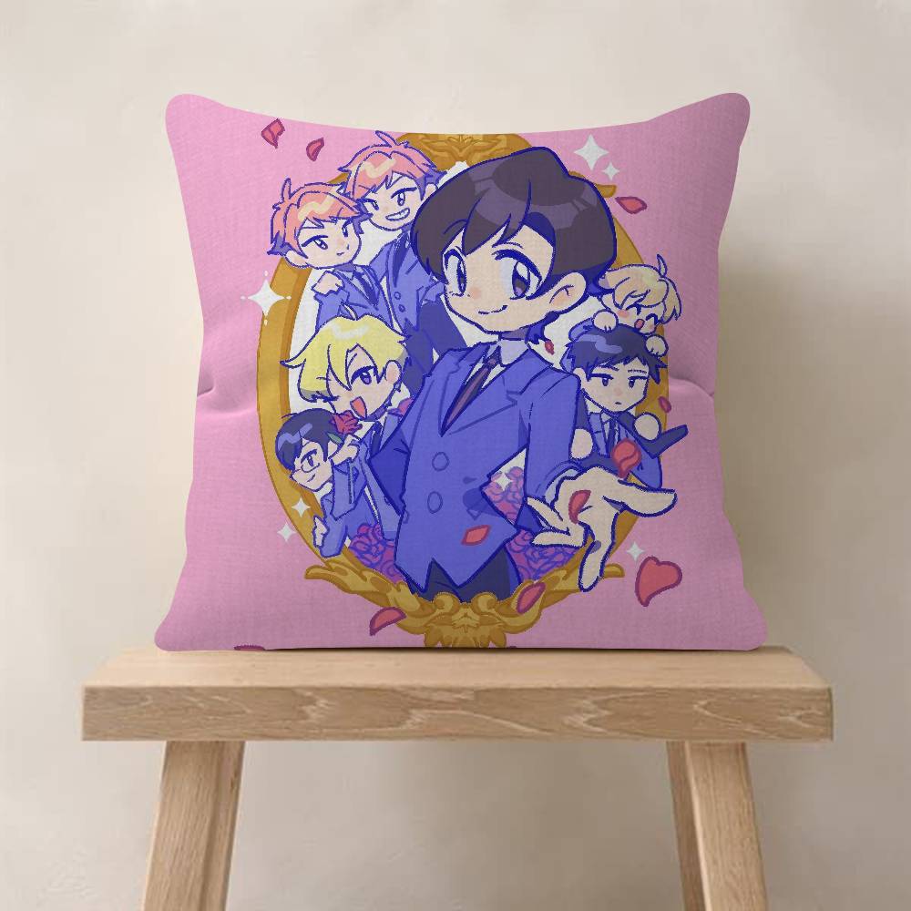 O-Ouran High S-School Host Club Personalized Pillow Dust Cover Bedroom Kids Party Decoration Pillowcase Birthday Children Gift