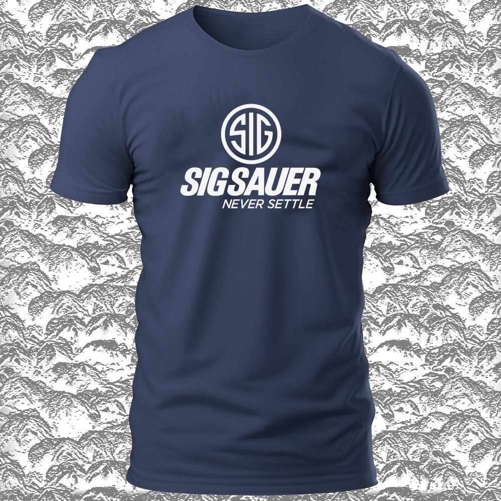 

Limited SIG SAUER Firearms Logo Funny Men s T-Shirt Size S to 5XL Made In USA Unisex T-Shirt XXL