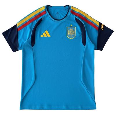 adidas Aeroready Sezóna 2026/27 Španielsko Športové Priedušné Okrúhly Výstrih Krátky Rukáv Futbalový Dres Unisex Vrchné Diely KS5203