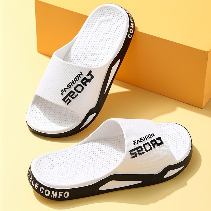 

Men s Slip-Resistant Anti-Odor Rubber Sandals - All-Season Comfortable Casual Beach & Sport Slippers with Cushioned Sole, Breathable Design 36-37 білий