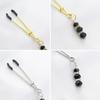 Nipple Stimulation Clamp Adjustable Metal Clamp Men Women Nipple Stimulator Adult Body Clamp Sex Toy for Couples Pleasure Private Orgasm