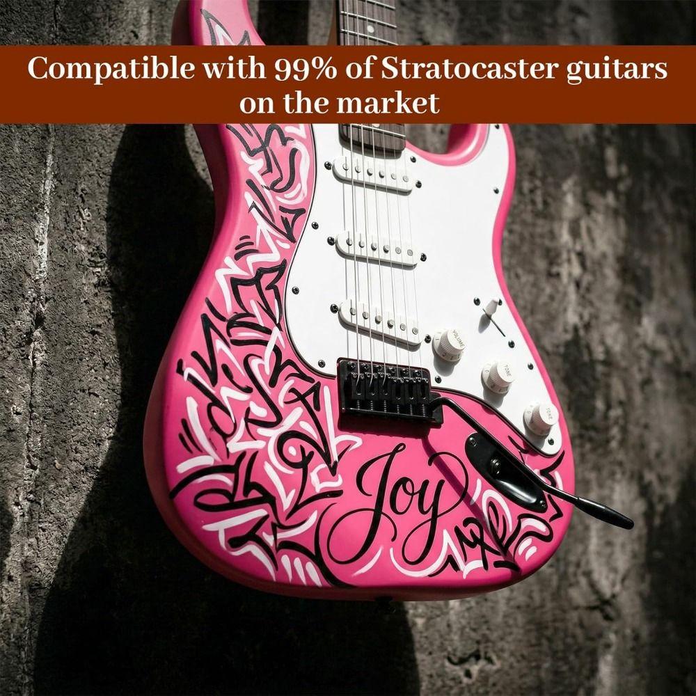 6Pcs/Set 3 Colors Electric Guitar Tremolo Arm Threaded Metal Tremolo Arm  Guitar Accessories