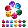 100Pcs Jingle Bells Iron Accessories 10Mm Colorful Xmas Tree Pendant Festival Party Decoration DIY Craft Beads
