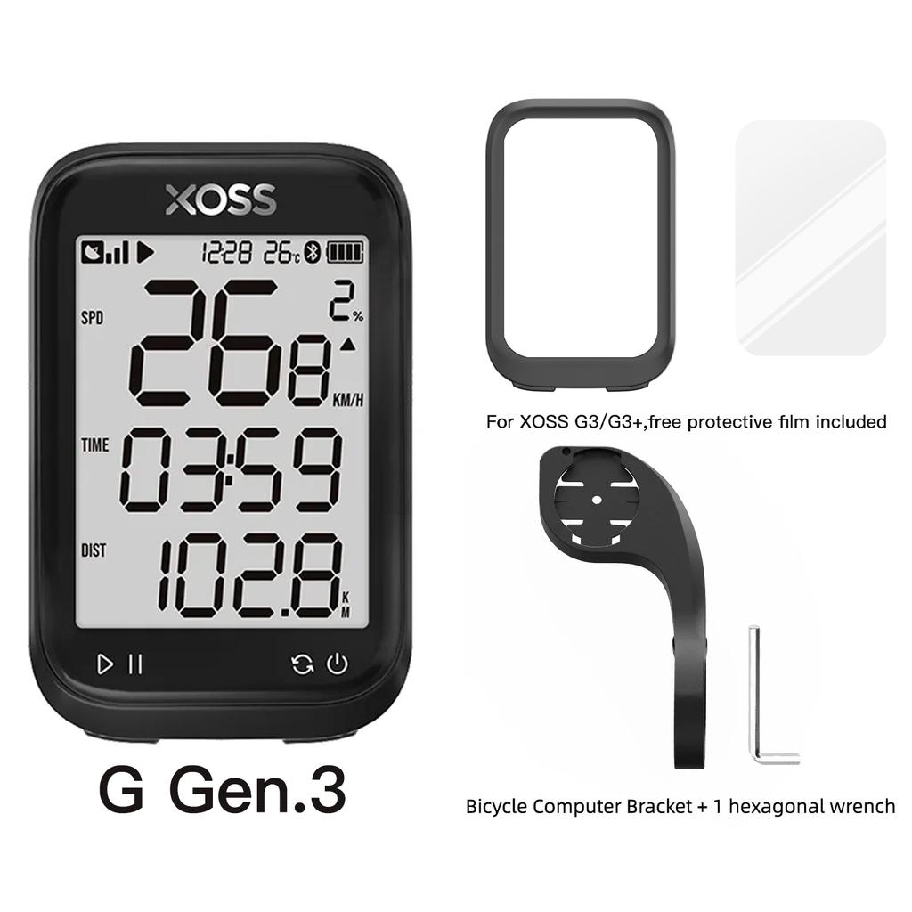 XOSS Nuevo G3 Gen3 GPS Ciclocomputador Velocímetro Rastreador Bluetooth Impermeable Bicicleta de Carretera Cadencia Velocidad Cuentakilómetros de Bicicleta