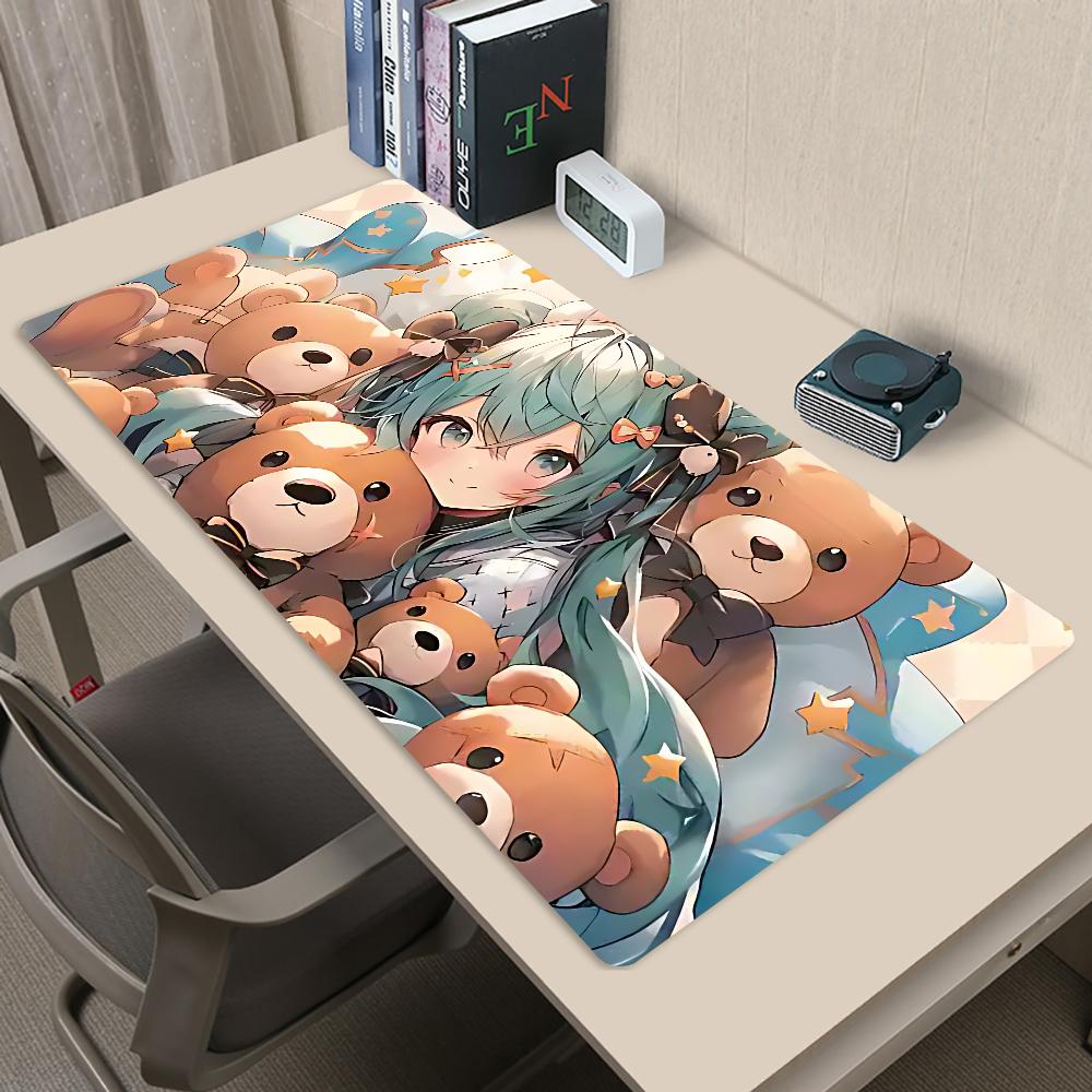 HHatsune MMiku Mauspads Mauspads Neuheiten Großes Gaming-Mauspad L XL XXL Gamer-Mauspad Größe Für Tastaturen Matte