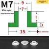 T-förmige Nylon-Dichtungsscheibe M3-M35 Gewinde Isolierabstandshalter