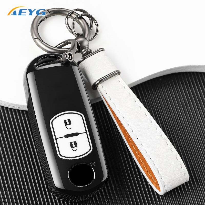 Tpu Auto Smart Key Fob Cover Case Housing Remote Fit For Mazda 2 3 6 Atenza Axela Demio Cx-5 Cx5 Cx-3 Cx3 Cx7 Cx-7 Cx-9 Cx9 Mx5 Auto Accessories