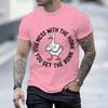 Funny Goose You Mess With The Honk Tshirt Unisex Sarcastic Goose Meme Graphic Tee Casual Short Sleeve Unisex Y2k Tops