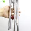1pc Wind Chimes 6 Tubes Outdoor Large Deep Tone Bells Metal Garden Yard Patio Decoration Hanging Ornament