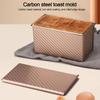 with Cover Bread Baking Mould Rectangle Shape Cake Toast Box Loaf Pan  Oven Cake Baking Making Tool