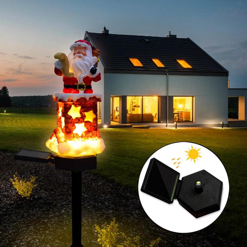 Solar Christmas Garden Stake Lights Christmas Yard Solar Stake Lights Solar Pathway Lights For Gardens Patios Lawns
