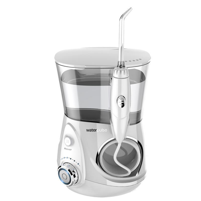 

Waterpulse V660 Electric Oral Irrigator Corded Water Flosser For Teeth Cleaning And Gum Care With 400ml Water Tank EU