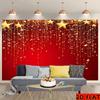 2D Golden Star Glitter Background for Birthday & Wedding Photoshoot
