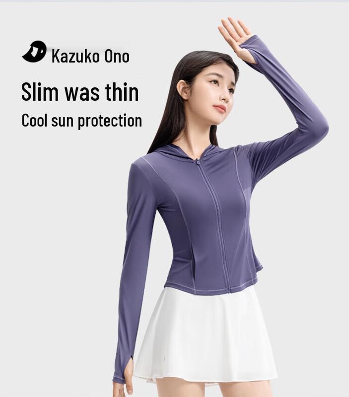 Xiaoye Hezi Women s Slim-Fit Hooded UV Protection Jacket