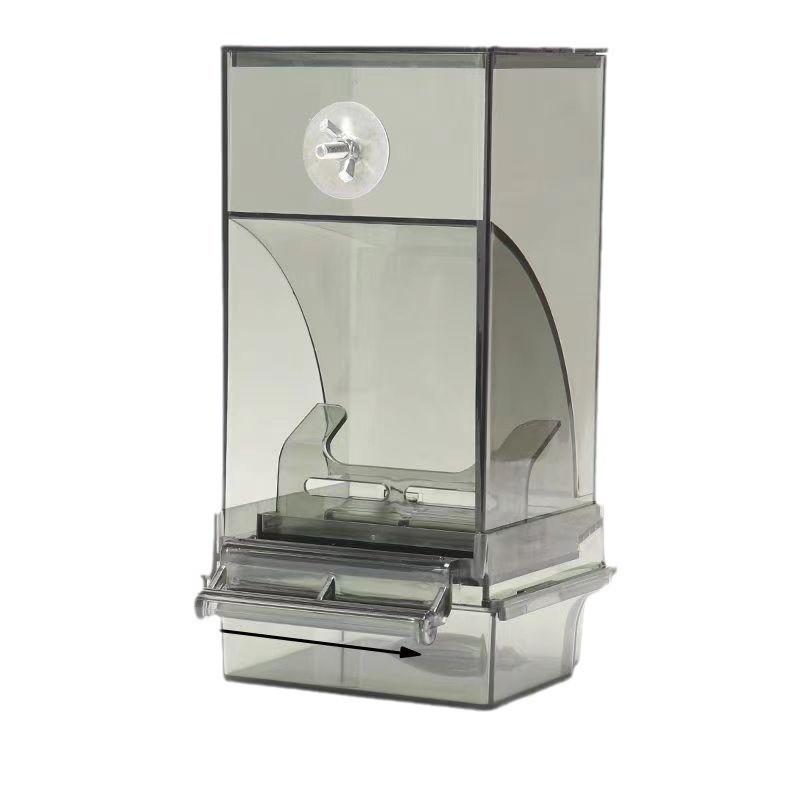 Anti-Spill Splash-Proof Hanging Bird Feeder for Parakeets and Cockatiels
