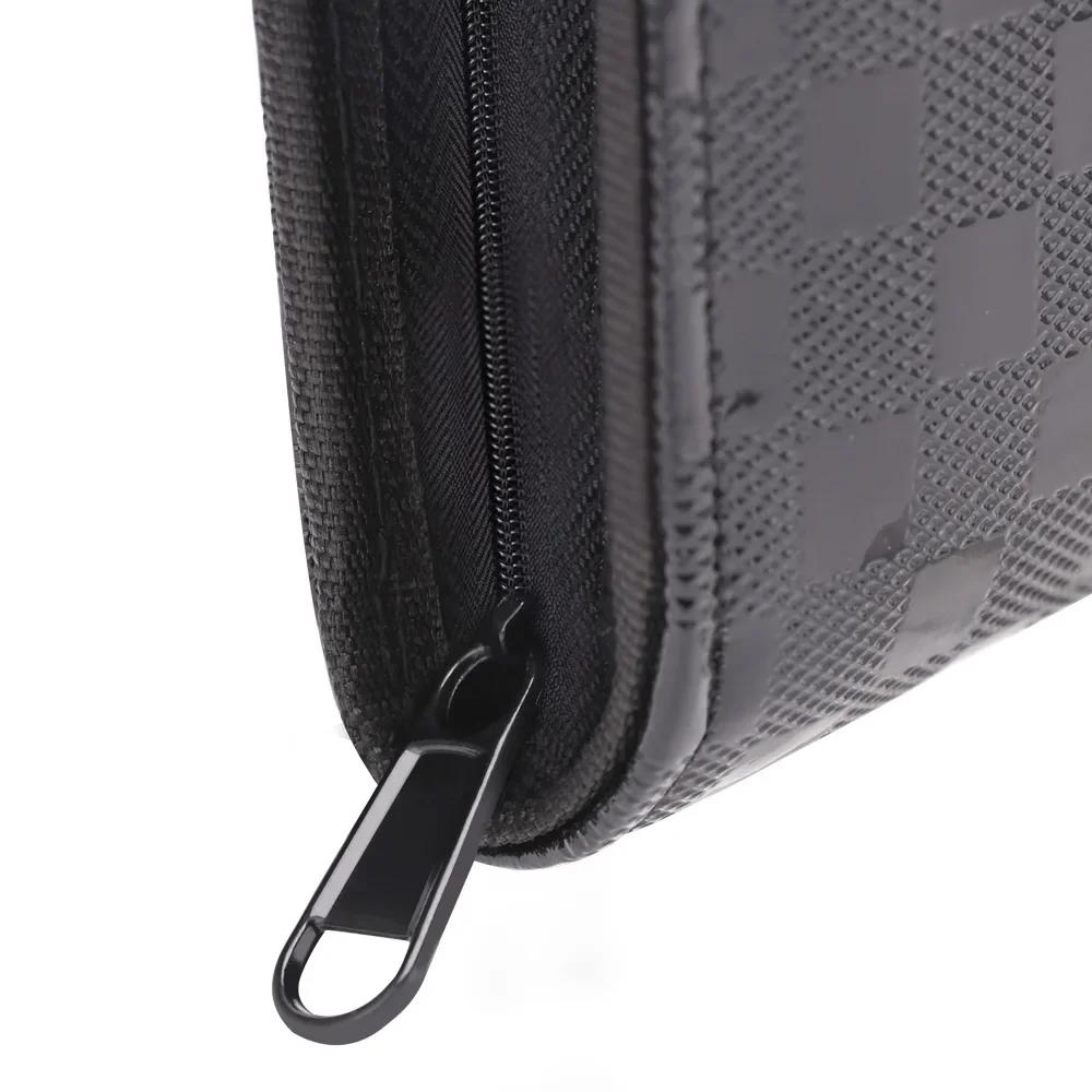 Professinal Scissors Bag Barber Hair Salon Scissor Case PU Leather Haircut Storage Hairdresser Styling Tools Accessories