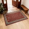 Retro Entrance Rug Ethnic Style Doormat Farmhouse Non-Slip Floor Mat Absorbent Living