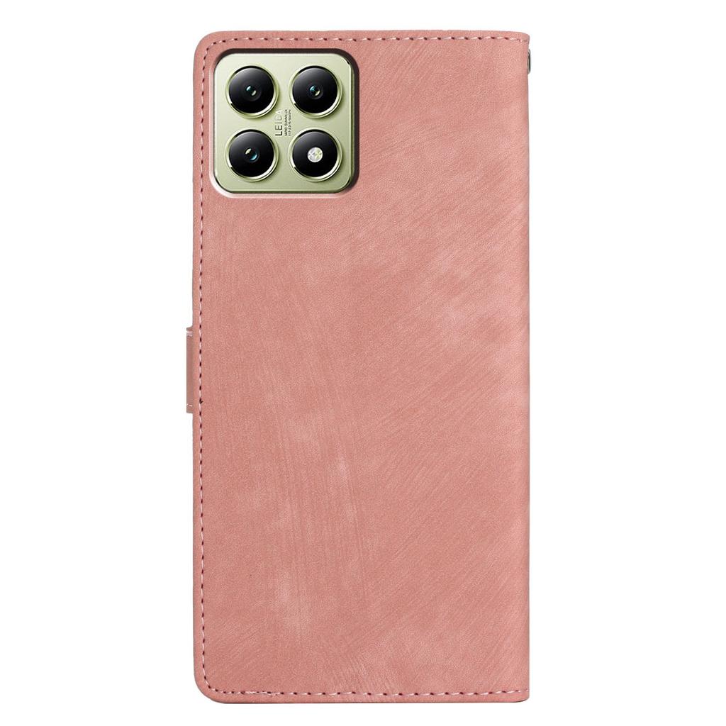 For Xiaomi 14T Case with Card Clots Skin-Touch PU Leather Phone Cover Stand